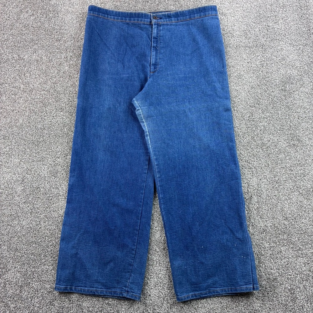 Vintage Levi's Jeans Mens 36x28 Blue Cotton Orange Tab Wide Leg Retro Baggy